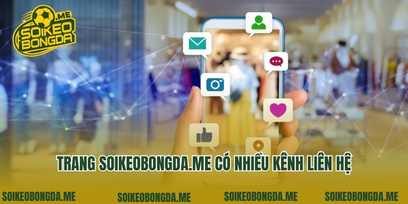 Trang minifood.tv có nhiều kênh liên hệ